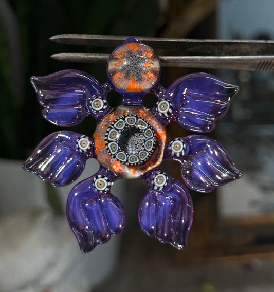 Star Gazer 6 Wing Angel Pendant