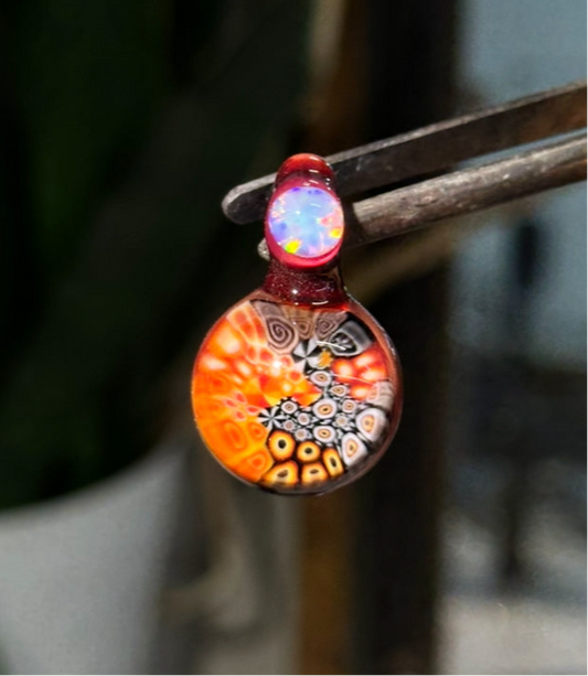 Persimmon Strike Millie Opal Pendant